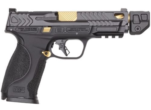 S&W PC M&P9 M2.0 METAL 9MM OR - NTS BLACK FR/GOLD PVD BBL TALO
