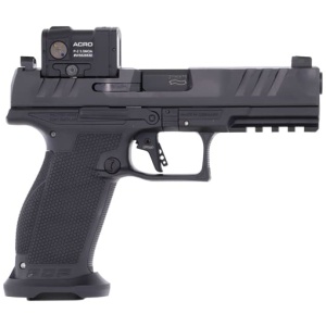 WALTHER PDP PRO ACRO INSTALLED - 9MM 4.5" 10-SHOT BLACK FRAME
