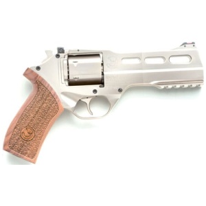 CHIAPPA RHINO 50DS 357MAG - 5" ADJ. SIGHT CHROME/WALNUT.