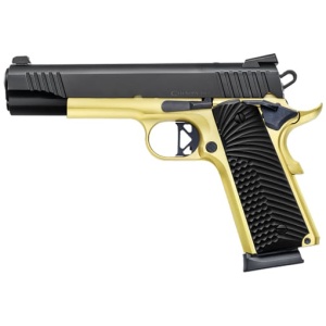 CHIAPPA 1911 SUPERIOR GRADE - 45ACP 5" 8RD BLACK/GOLD