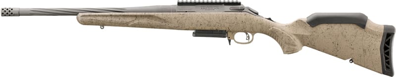 RUGER AMERICAN GENII RANCH - 6.5 CM 16.1" COBALT FDE SPLAT - Image 3