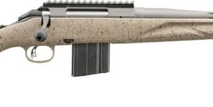 RUGER AMERICAN GENII RANCH - 6MM ARC 16.1" COBALT FDE SPLAT
