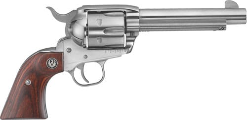 RUGER VAQUERO 45LC 5.5" FS - S/S HARDWOOD