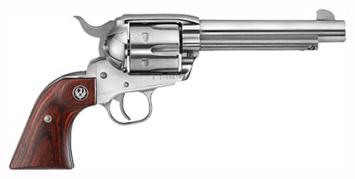 RUGER VAQUERO 357MAG 5.5" FS - S/S HARDWOOD