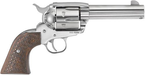 RUGER VAQUERO 357MAG 4-5/8" - FS SS WOOD SHORT SPUR HMR-TALO