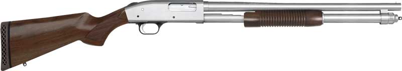 MOSSBERG 590 SECURITY 12GA 3" - 9RD 20" CHROME WALNUT