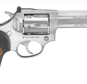 RUGER SP101 327 FED MAG 4.20" - ADJ. STAINLESS RUBBER