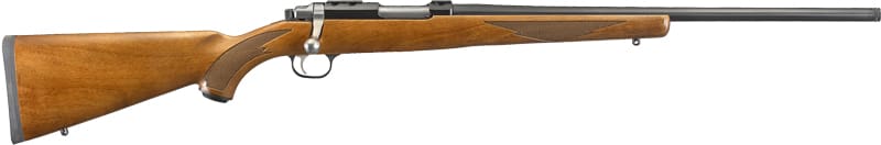RUGER 77/22RH 22 HORNET - BLUED WALNUT W/RINGS THREADED