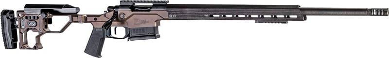 CHRISTENSEN MPR 338LAPUA - 27" CF BLK/DESERT BROWN M-LOK