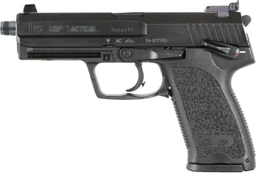 HK USP9 TACTICAL V1 9MM - 4.86" BBL 2-15RD BLACK