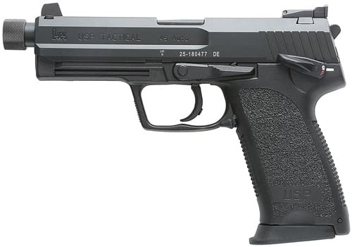HK USP45 TACTICAL V1 45ACP - 5.09" BBL 2-10RD BLACK - Image 2