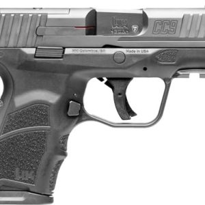 HK CC9 9MM 3.32" BBL OPTIC RDY - 1-12RD 1-10RD BLACK