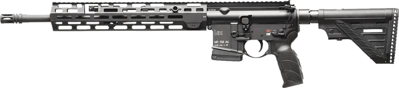 HK MR556 A4 5.56 10 RDS MATCH - BARREL THREADED BLACK