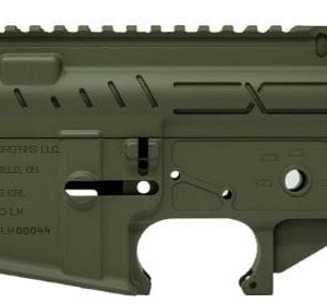 FAXON AR-15 X-TRA LITE - RECEIVER SET OD GREEN STRIPPED