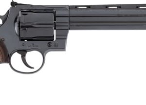 COLT ANACONDA 44MAG 8" 6RD - BLUED MEDALLION WOOD GRIPS