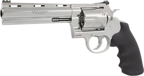 COLT ANACONDA 44MAG 6" 6RD - STAINLESS RUBBER GREEN SIGHT