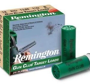 Remington 12 Gauge Ammunition Gun Club GC12L9 2-3/4" 1-1/8oz #9 1145fps 250 rounds