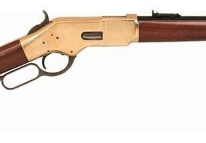 CIMARRON 1866 YELLOWBOY 38SPL - 16" BRASS/BLUED WALNUT