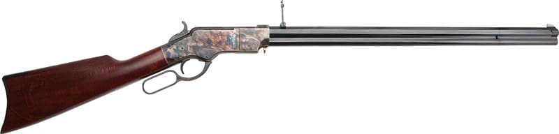 CIMARRON 1860 HENRY 44-40 WIN - 24" BRASS FRAME BLUED WALNUT
