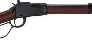HENRY H1 TRACKER LEVER RIFLE - 22WMR 20" OCT. LL BLUED WALNUT