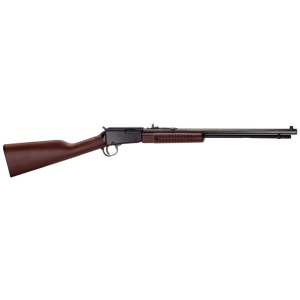 HENRY H3 PUMP ACTION 22WMR - 20.5" OCTAGON BLUED WALNUT