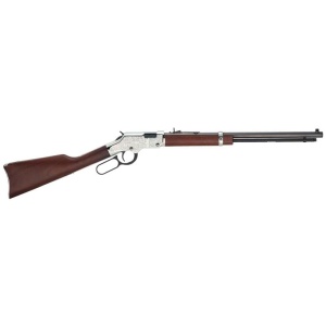 HENRY H4 SILVER EAGLE 17HMR - 20" OCTAGON WALNUT ENGRAVED