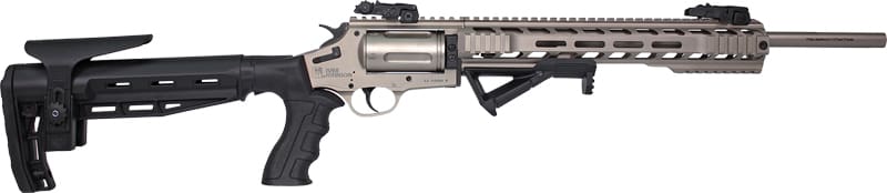 IVER JOHNSON 1000 410 3" 18.5" - REVOLVER SHOTGUN TACT. NICKEL