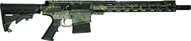 GLFA AR10 RIFLE 308 BUNDLE 16" - W/ 5 KNIVES LICHEN BLACK
