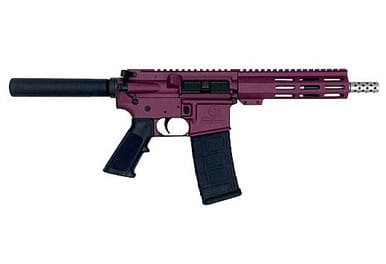 Great Lakes Firearms GL15223SSPCHY 223Wylde 7.5" Pistol 30+1 SS Barrel Black Cherry Cerakote