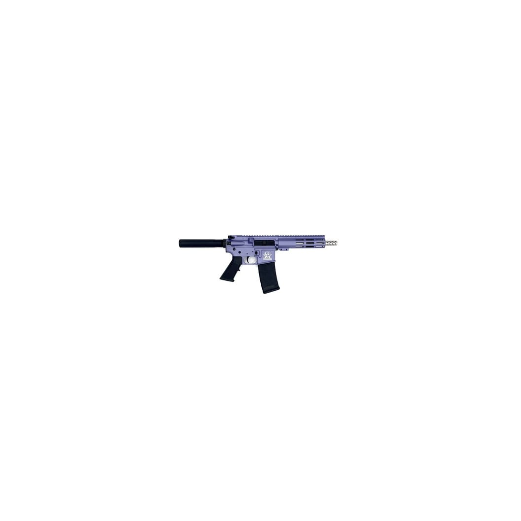 Great Lakes Firearms 223 Wylde GL15223SSPORC AR-Pistol 7.5" 1:8" SS Barrel Wild Orchid Cerakote - Image 2