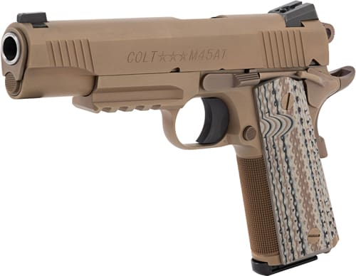 COLT GOVERNMENT CQB 45ACP 5" - 8RD BLACK DLC NOVAK SIGHTS
