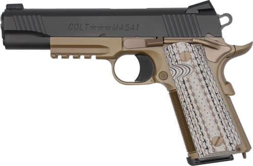COLT GOVERNMENT CQB 45ACP 5" - 8RD TWO TONE NOVAK SIGHTS