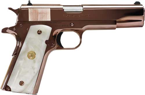 COLT GOVERNMENT 38 SUPER 5" - 9RD POLISHED ROSE GOLD (TALO)