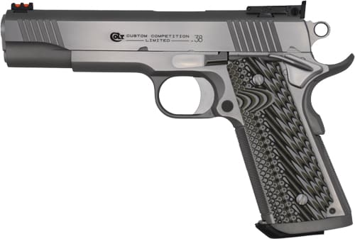 COLT CUSTOM COMPETITION - 38 SUPER 5" 9RD STAINLESS G10
