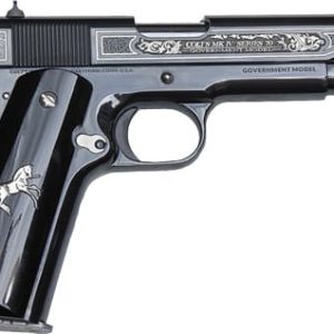 COLT 1911 5" 38 SUPER BLUED - POLISHED OSCURO Y PLATA (TALO)