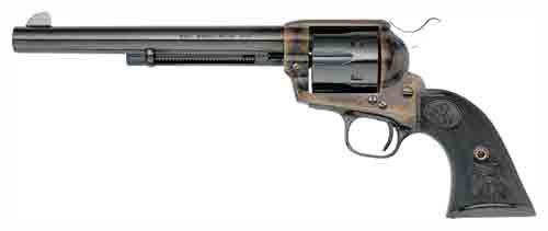 COLT SINGLE ACTION ARMY 45LC - 7.5" CASE COLORED BLUED