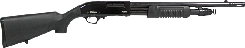 IVER JOHNSON PUMP 12GA 3" 18" - MUZZLE BRAKE BLUED SYNTHETIC