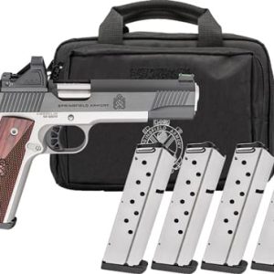 SPRINGFIELD 1911 RONIN 45 ACP - 5" 8RD 4 MAGS GEAR PAC