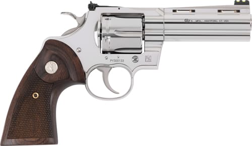 COLT PYTHON 357MAG 6" SS - ADJ SIGHT WALNUT GREEN FO