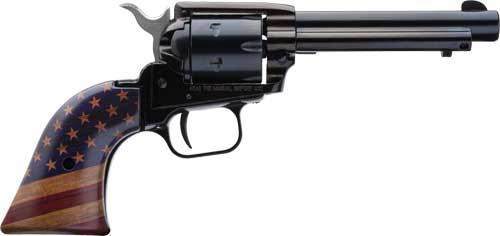 HERITAGE 22LR 4.75" FS BLUED - USA FLAG GRIP
