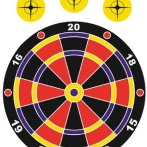 SPLATTER SHOT TARGET 12"X18" - DARTBOARD 8PK