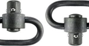 GROVTEC HD PUSH BUTTON SWIVELS - BLACK 1 1/4" 2-PACK