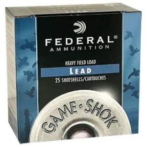 Federal 12 Gauge Ammunition Game Load H12175 2-3/4" 1oz #7.5 1290 fps Case of 250 Rounds