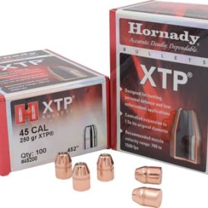 HORNADY BULLETS 45 CAL .452 - 250GR XTP 100CT 15BX/CS