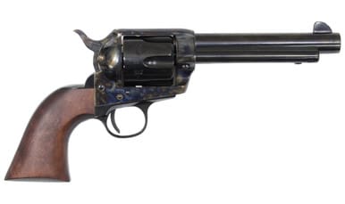 Pietta HF45CHS512NM 1873 Great Western II "Californian" .45 Long Colt 6 Rounds 5.5" Case Hardened Steel/Walnut Grip