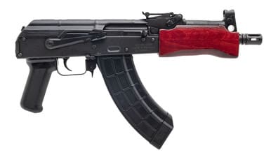Century Arms HG2137PR-N Mini Draco 7.62x39mm 7.75" 30+1 Black/Russian Red