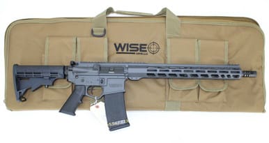 Wise Arms 16-556-SG Semi-Auto Rifle 16" 5.56x45mm 30+1 W/ 15" M-LOK Rail Sniper Gray