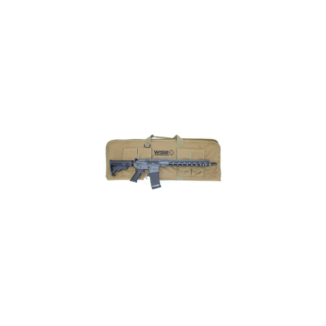 Wise Arms 16-556-SG Semi-Auto Rifle 16" 5.56x45mm 30+1 W/ 15" M-LOK Rail Sniper Gray - Image 2