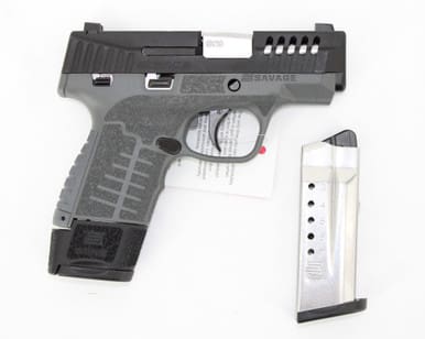 Savage Arms Stance 67044 MC9MS 9mm 3.2" 7+1/10+1 Grey w/ Night Sights