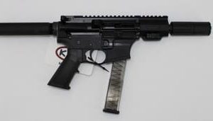 KAK Industry MO-815-1004-012 Complete K15 Pistol 9mm 4" 32+1 Glock Mag Compatible Black w/ Faux Suppressor